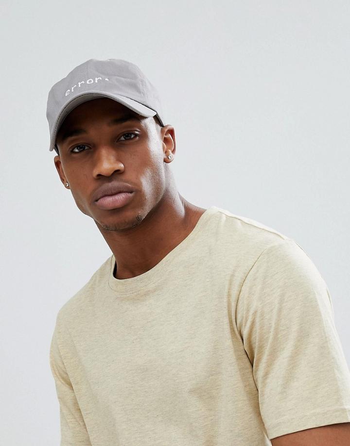 7x Slogan Cap Error - Gray