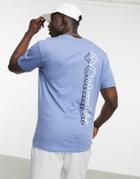 Columbia Csc Basic Logo T-shirt In Light Blue-grey