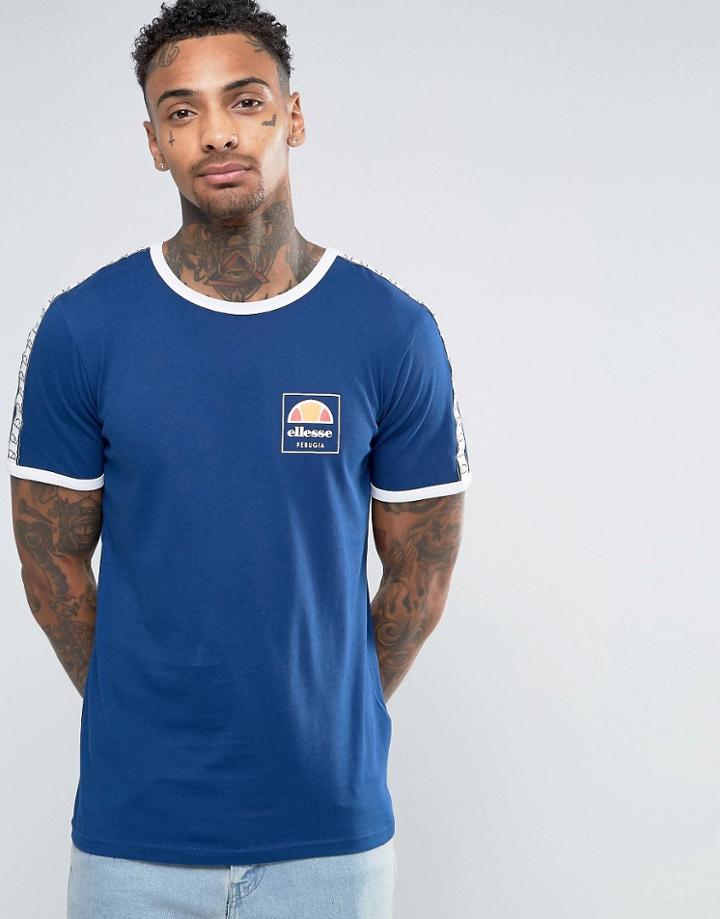 Ellesse T-shirt With Taping - Navy