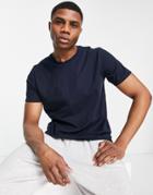 Topman Classic T-shirt In Navy - Navy