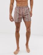 Paul Smith Lightweight Pyjama Short In Multi Stripe