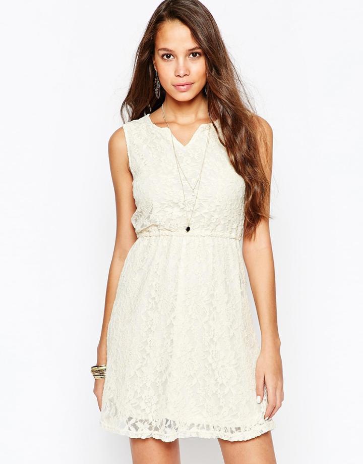 Pussycat London Lace Dress - Nude