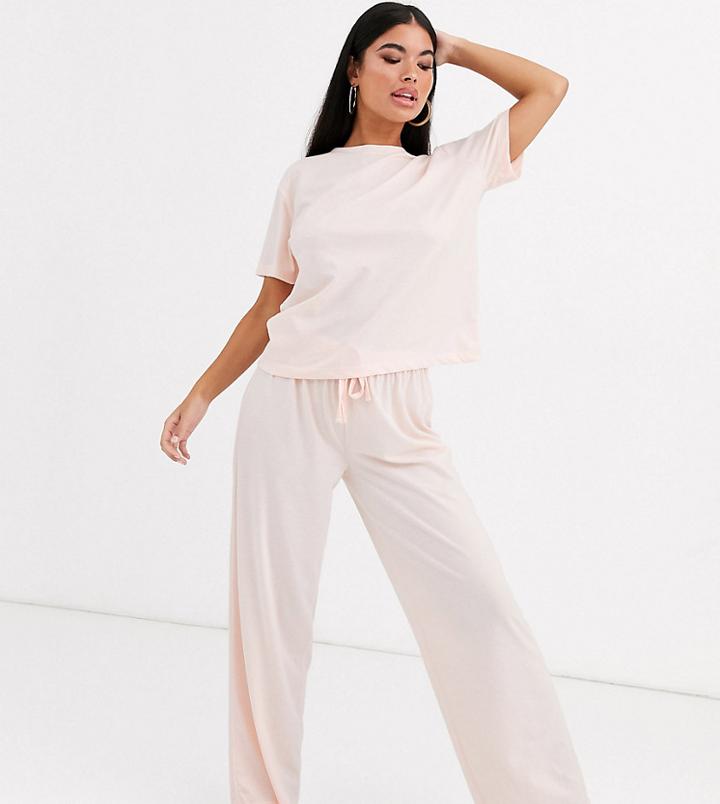 Asos Design Petite Mix & Match Jersey Pants-beige