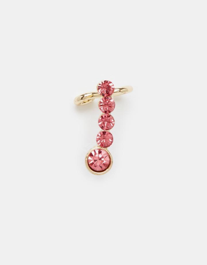 Neve & Eve Jewel Ear Cuff - Pink