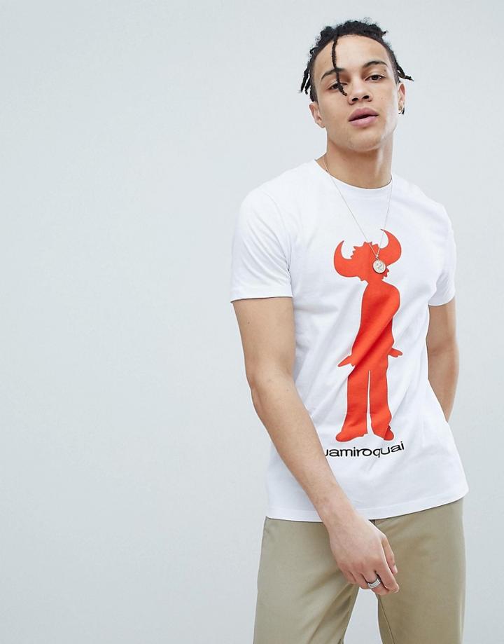 Asos Design Jamiroquai Band T-shirt - White