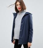 New Look Maternity Brog Lined Anorak Jacket - Navy