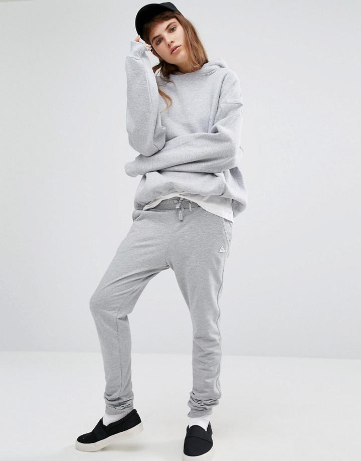 Le Coq Sportif Gray Logo Sweatpants - Gray