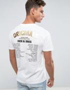 Jack & Jones Originals T-shirt With Back Print - White