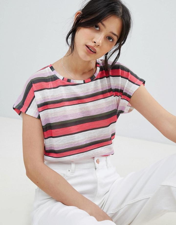 B.young Stripe Shell Top - Multi