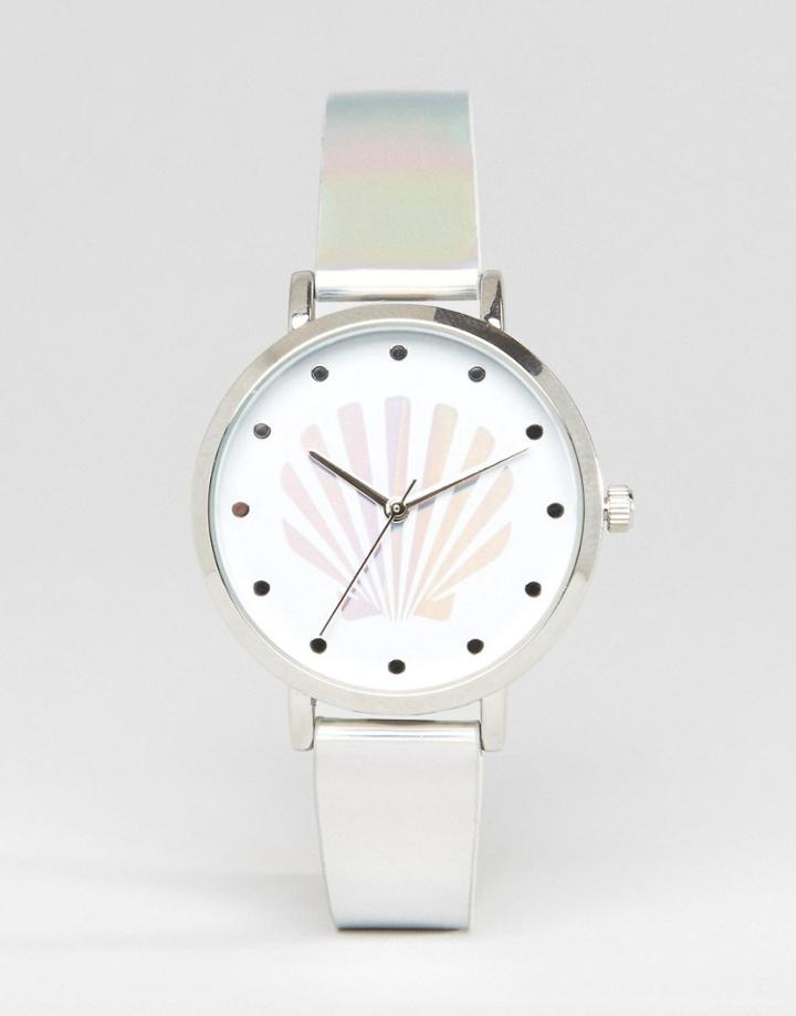Asos Holographic Shell Watch - Multi