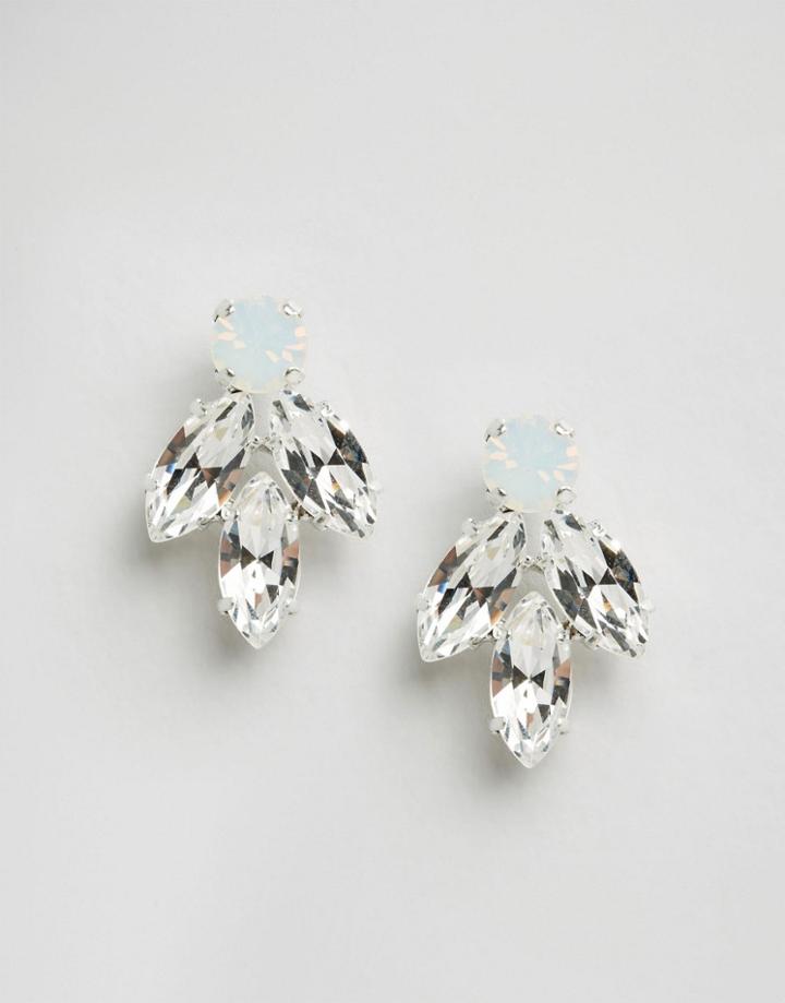 Krystal Swarovski Crystal Cluster Earrings - Clear