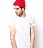 Farah T-shirt With F Logo Exclusive - White