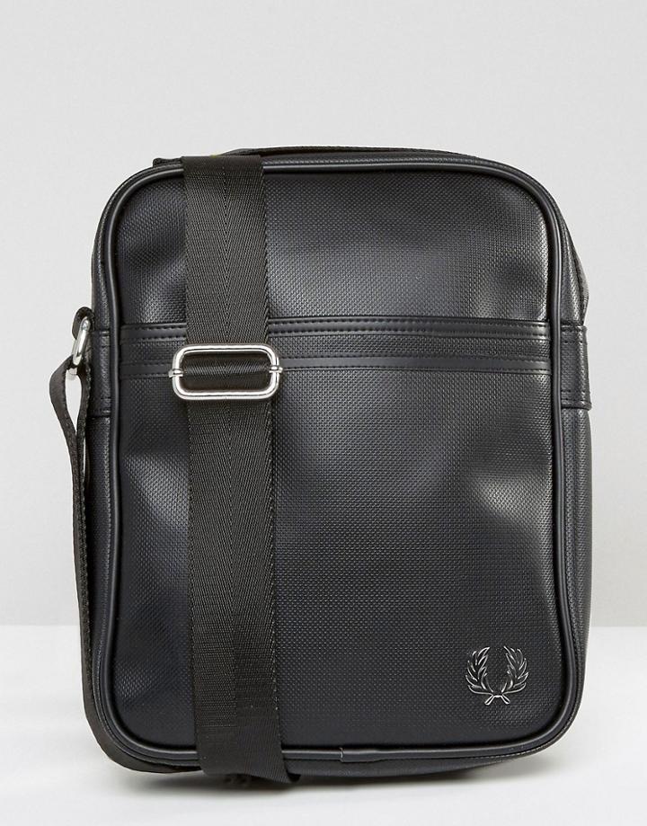 Fred Perry Pique Flight Bag - Black