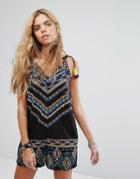Noisy May Romper With Print Detail - Multi