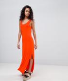 Vila Jersey Maxi Dress - Orange
