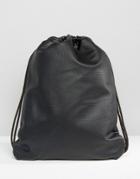 Mi-pac Tumbled Leather Look Kit Bag In Black - Black