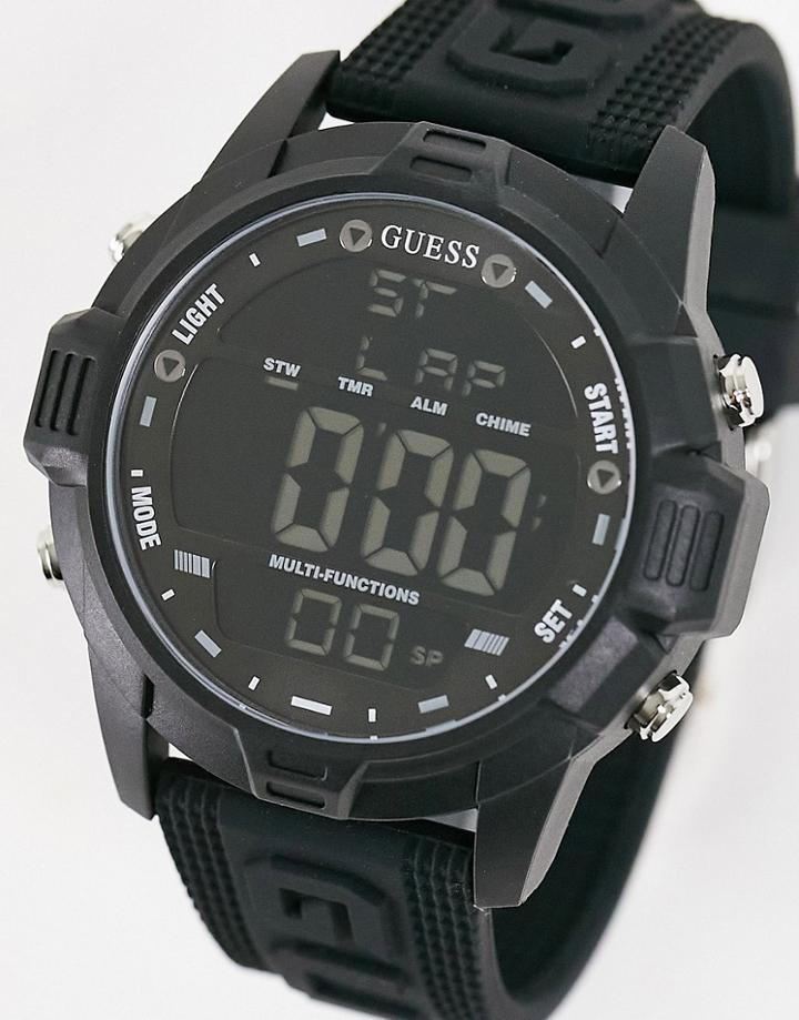 Guess Charge Digital Watch In Black