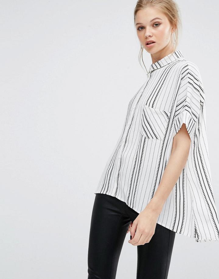 Y.a.s Evan Shirt - White