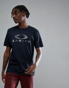 Oakley 50-stealth Ii T-shirt Camo Logo In Black - Black