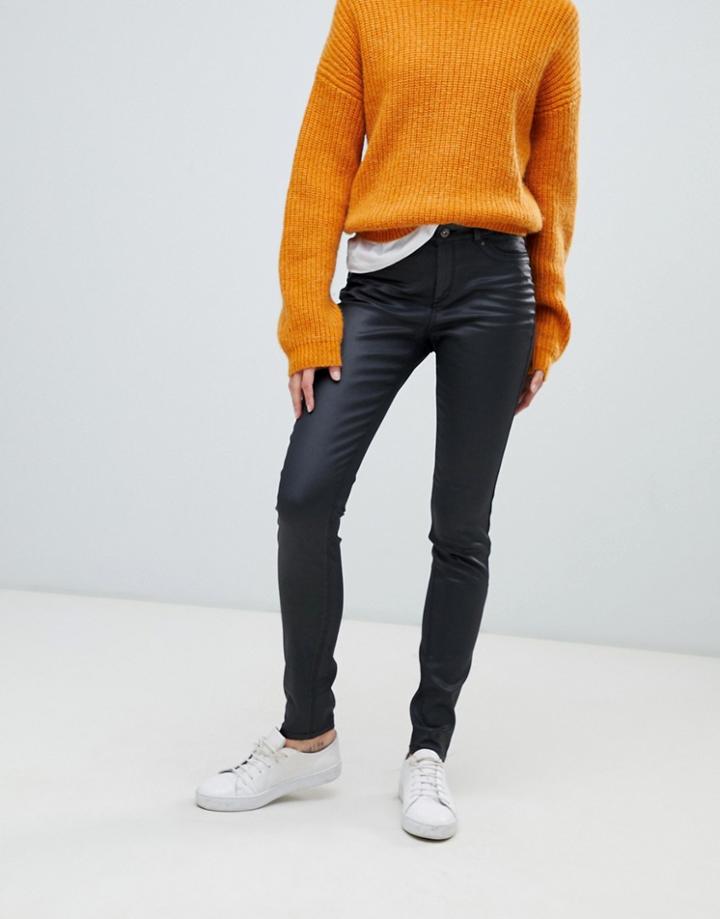 Esprit Coated Skinny Jeans - Black