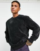 Calvin Klein Jeans Corduroy Sweatshirt In Black