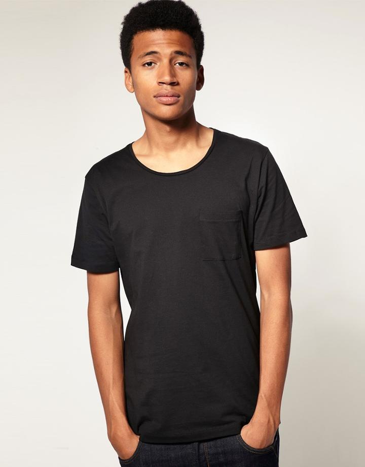 Selected Dave Short Sleeve T-shirt - Black