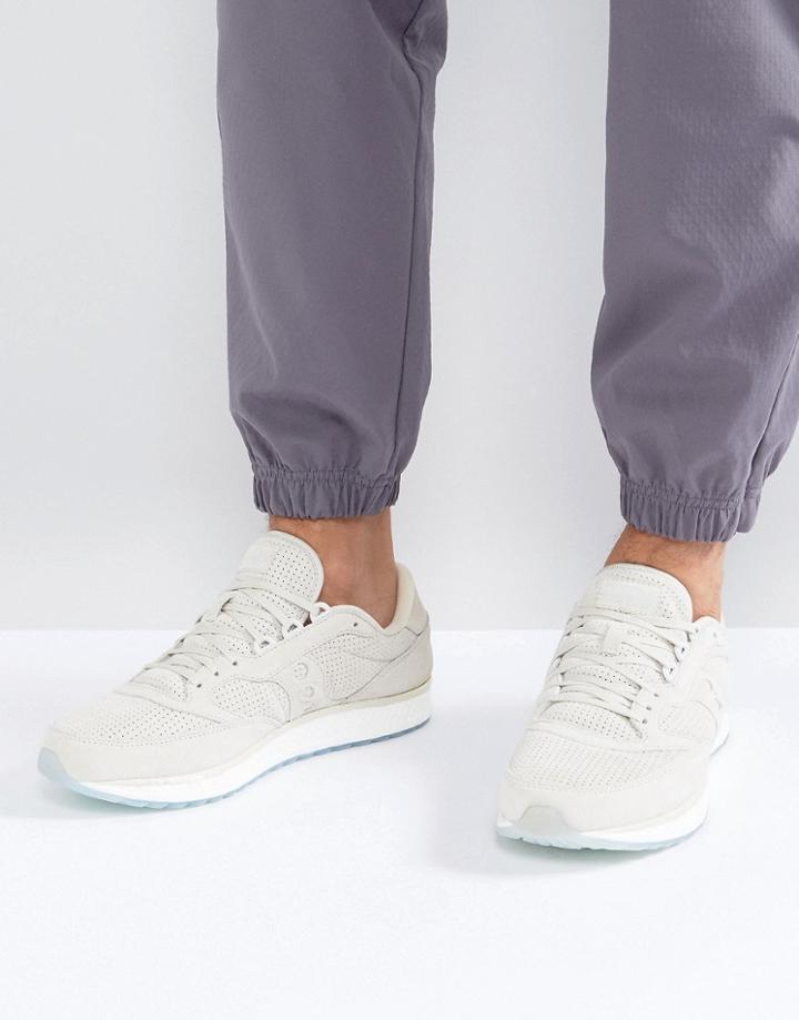 Saucony Freedom Runner Sneakers In Beige S40001-4 - Beige