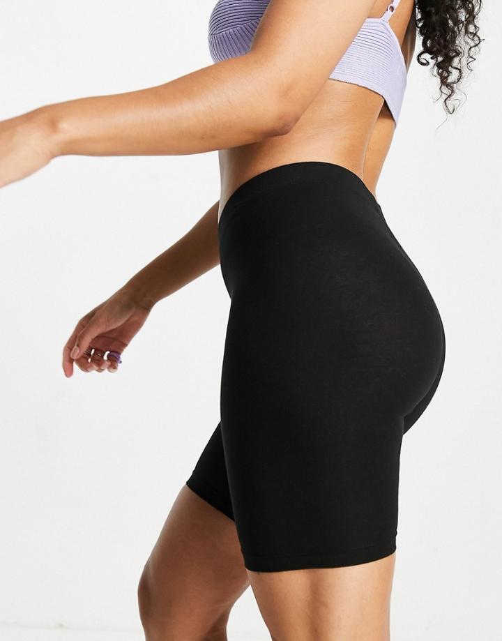 Pieces Legging Shorts In Black