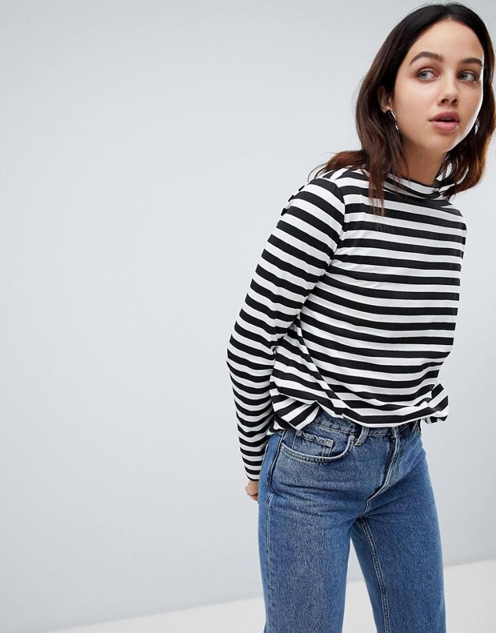 Weekday Long Sleeved Stripe Top - Multi
