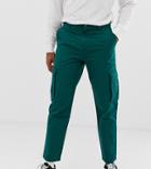 Collusion Skater Fit Cargo Pants In Green - Green
