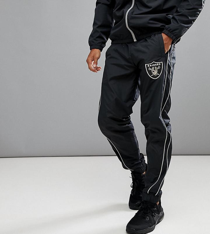 Majestic Sport Poly Raiders Track Joggers - Black