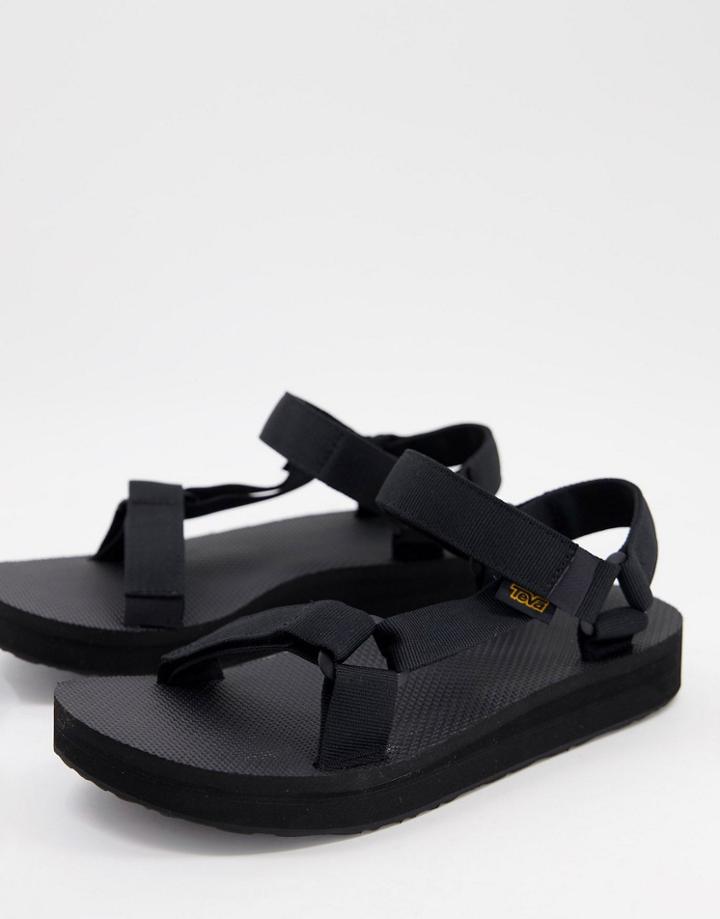 Teva Mid Universal Sandals In Black