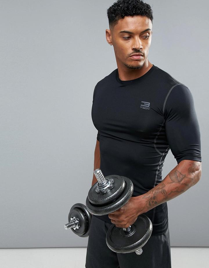 Jack & Jones Tech Training Compression T-shirt - Black