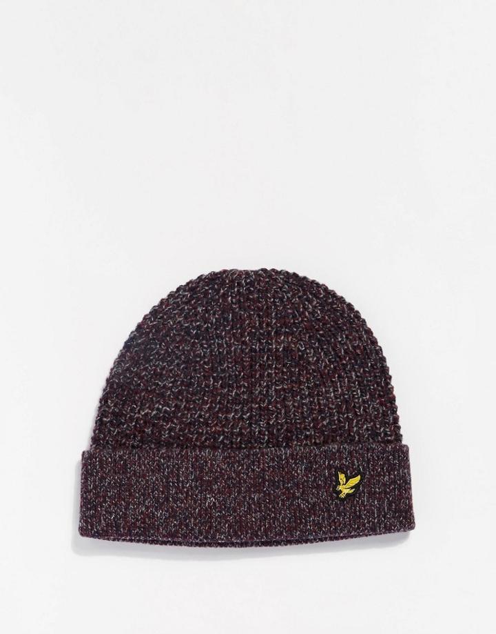 Lyle & Scott Beanie Hat - Red