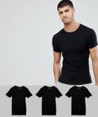 Original Penguin 3 Pack Lounge T-shirt - Black