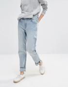 Weekday Seattle High Waist Mom Jeans - Blue
