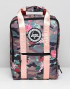 Hype Camo Pink Floral Boxy Backpack - Multi