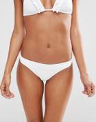 Moschino Solid Bikini Bottoms - Bianco 1