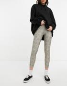 Cotton: On Animal Print Leggings-multi