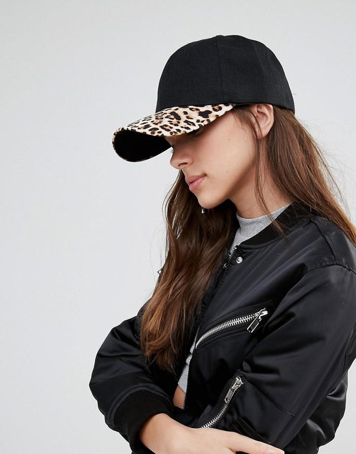 7x Baseball Cap With Leopard