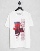 Nike Americana T-shirt In Sail-red