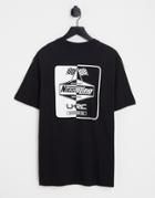 Nicce Motorsport Service Backprint T-shirt In Black