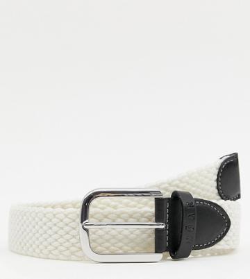 Noak Woven White Belt - White