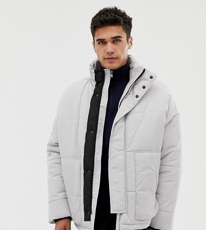 Noak Puffa Jacket In Ice Gray
