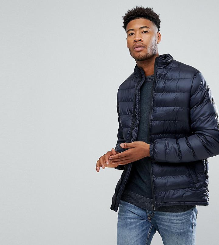 D-struct Tall Lightweight Padded Jacket - Navy