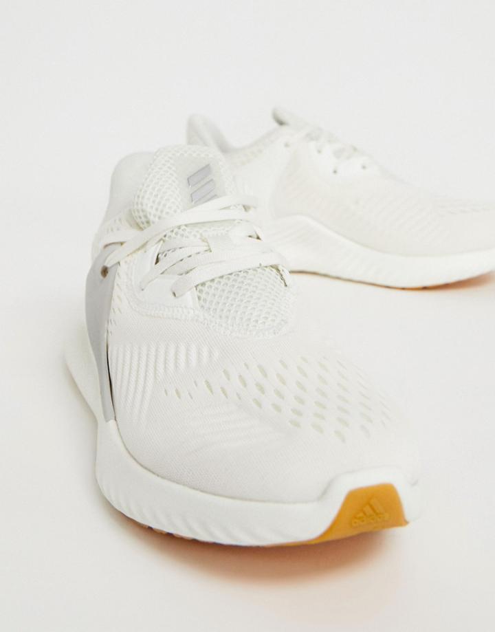 Adidas Running Alphabounce Sneakers In White - White