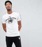 Good For Nothing Tall Muscle T-shirt In White With Scorpion Logo - White
