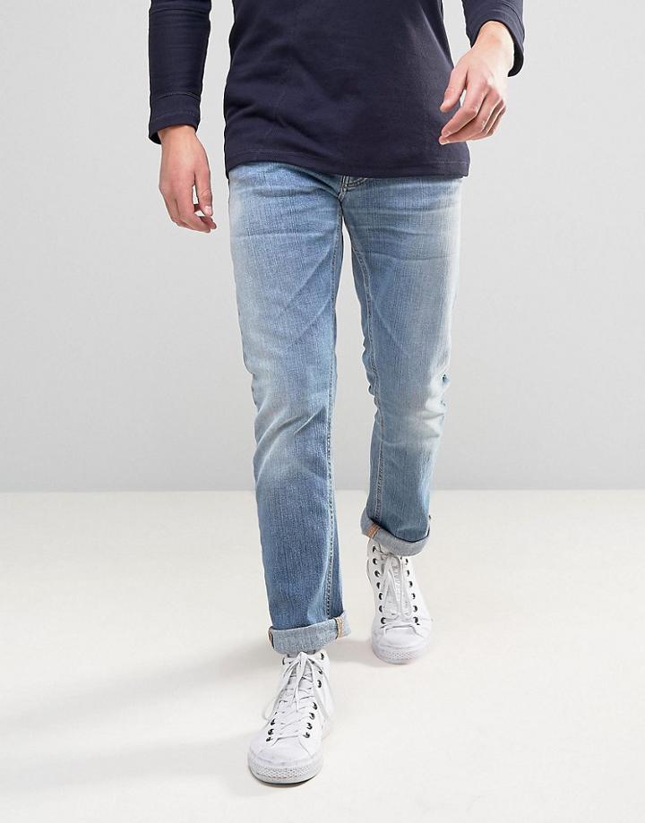 Nudie Jeans Co Dude Dan Jean Orange Sould Wash - Blue