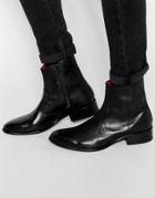 Base London Lancelot Leather Boots - Black