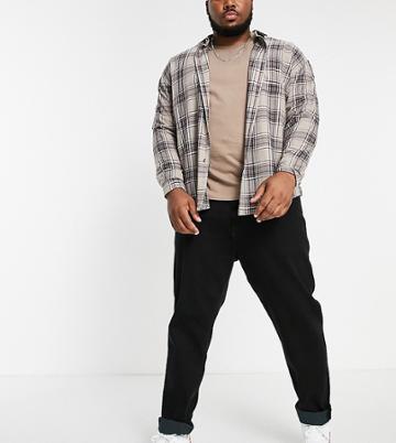 Dtt Plus Slim Fit Jeans In Black